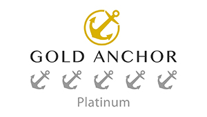 Gold anchor platinum banner 