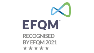 EFQM Recognised for Excellence 4 star 2018 banner